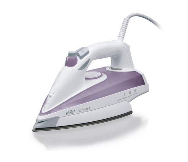 Braun Żelazko TexStyle 7 TS715 2300W biało-różowe - 155197 - zdjęcie